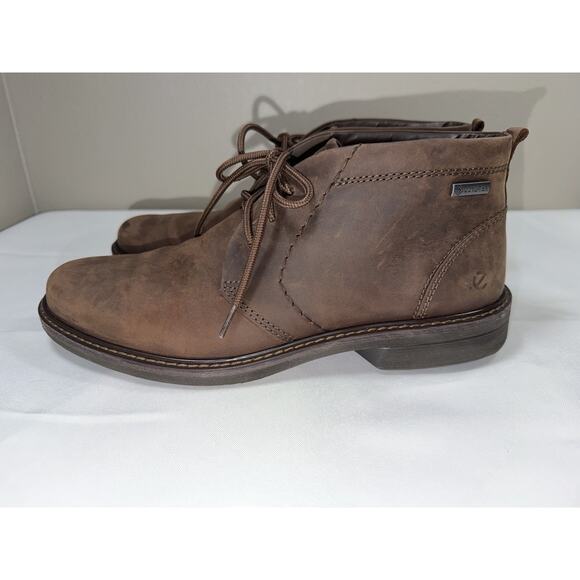 NWOT Ecco Turn Men’s Sz 10.5 Brown Nubuck Waterproof Gore-Tex Chukka Ankle Boots main image 7